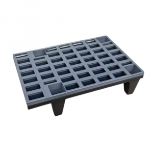 Арт. BP 6040-4 LS. Пластиковый паллет сплошной на ножках Арт. BP 6040-4 LS. Пластиковый паллет сплошной на ножках